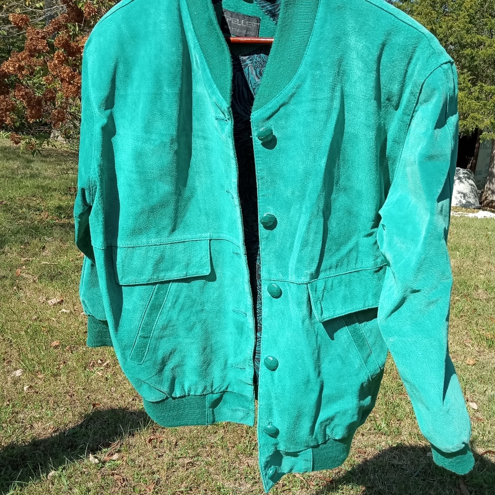 Vintage Leather Coat Pelle Milano New York